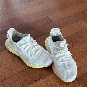 Yeezy Cream Sneakers with Boost Technology